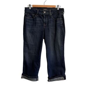 NYDJ Marilyn Straight LIFTxTUCK Tech - Women Cuffed Crop Jeans Size 4